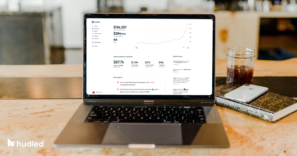 Hudled | Manage the full lifecycle of your SaaS stack.