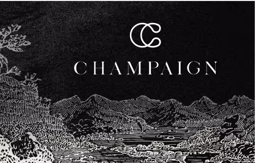 Champaign branding