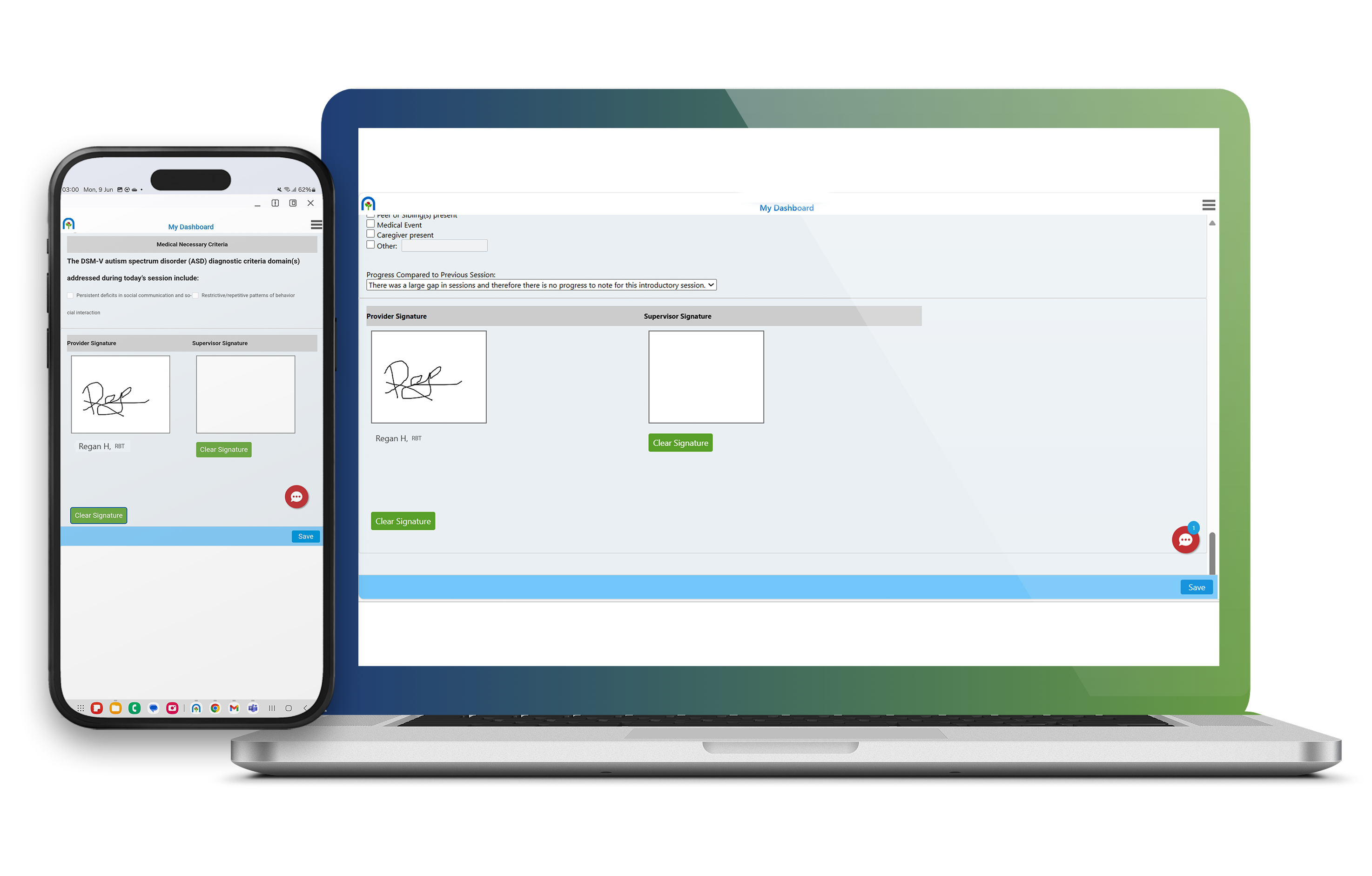 Signature Capture for Authorization