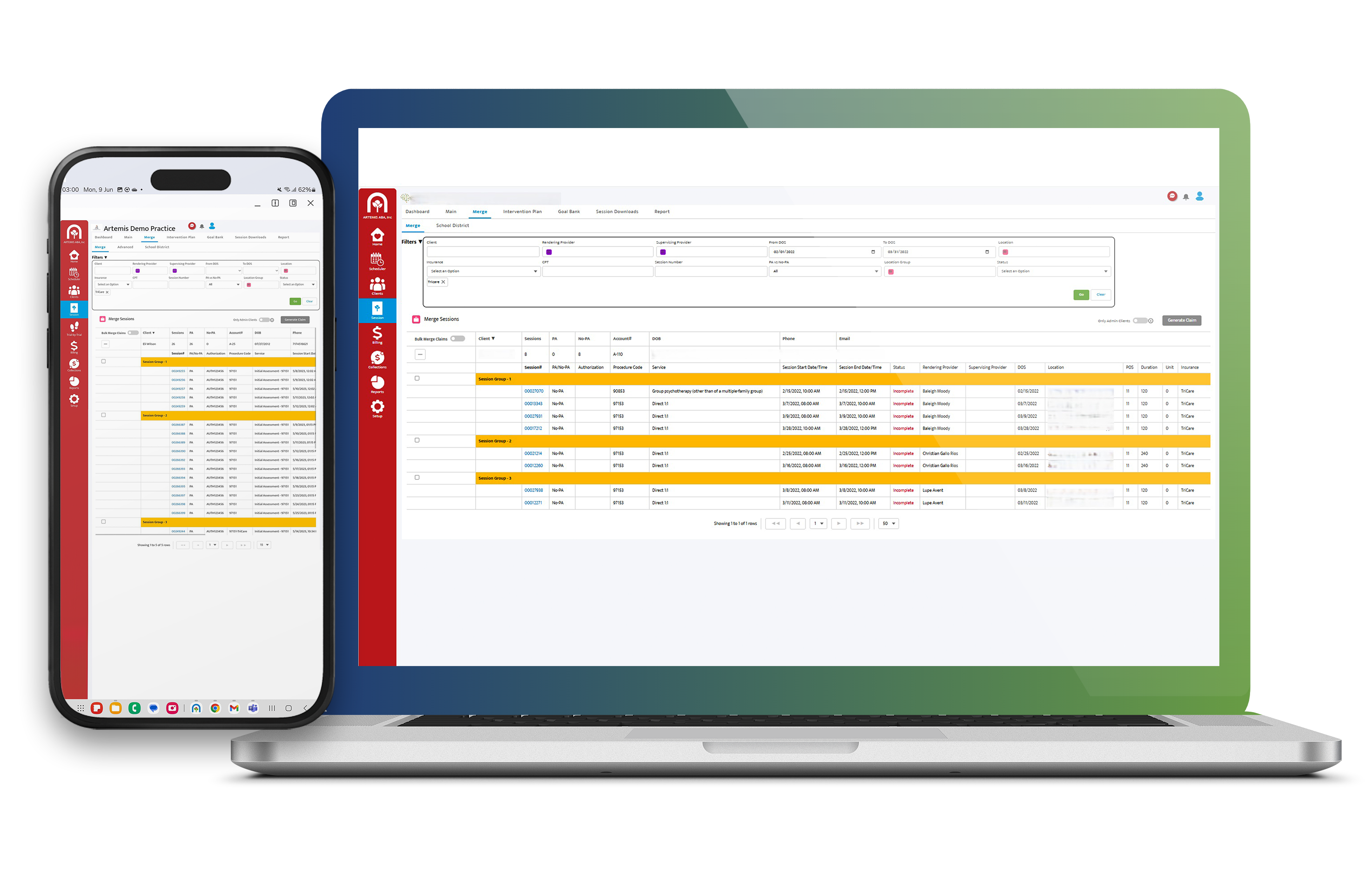 Automated Session Grouping