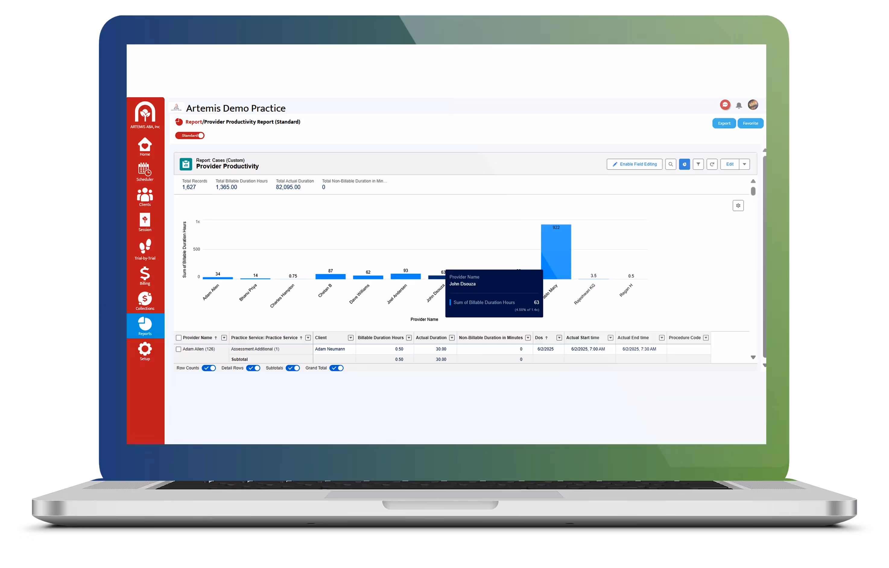 Dynamic Reporting with Visual Insights