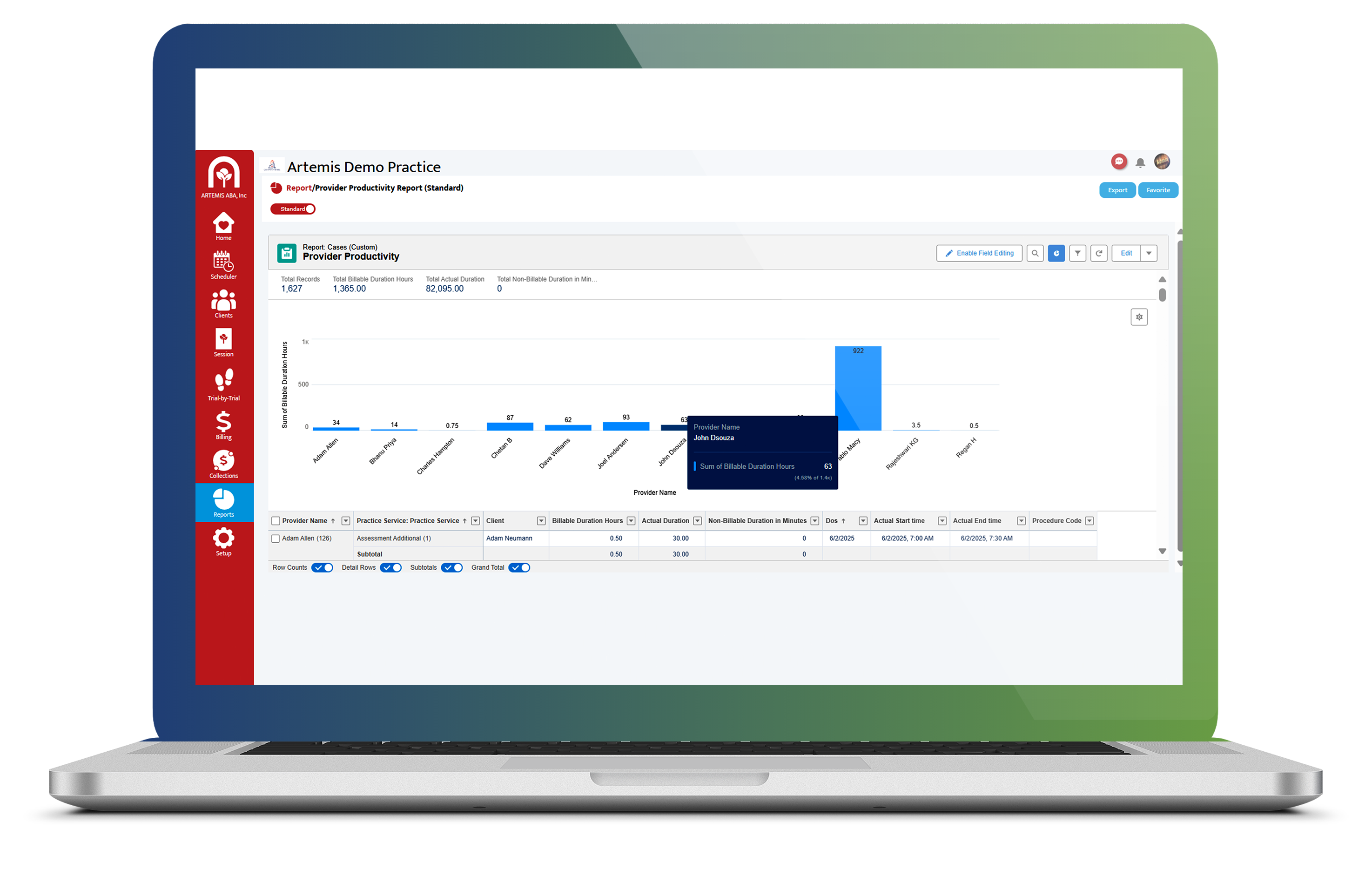 Dynamic Reporting with Visual Insights