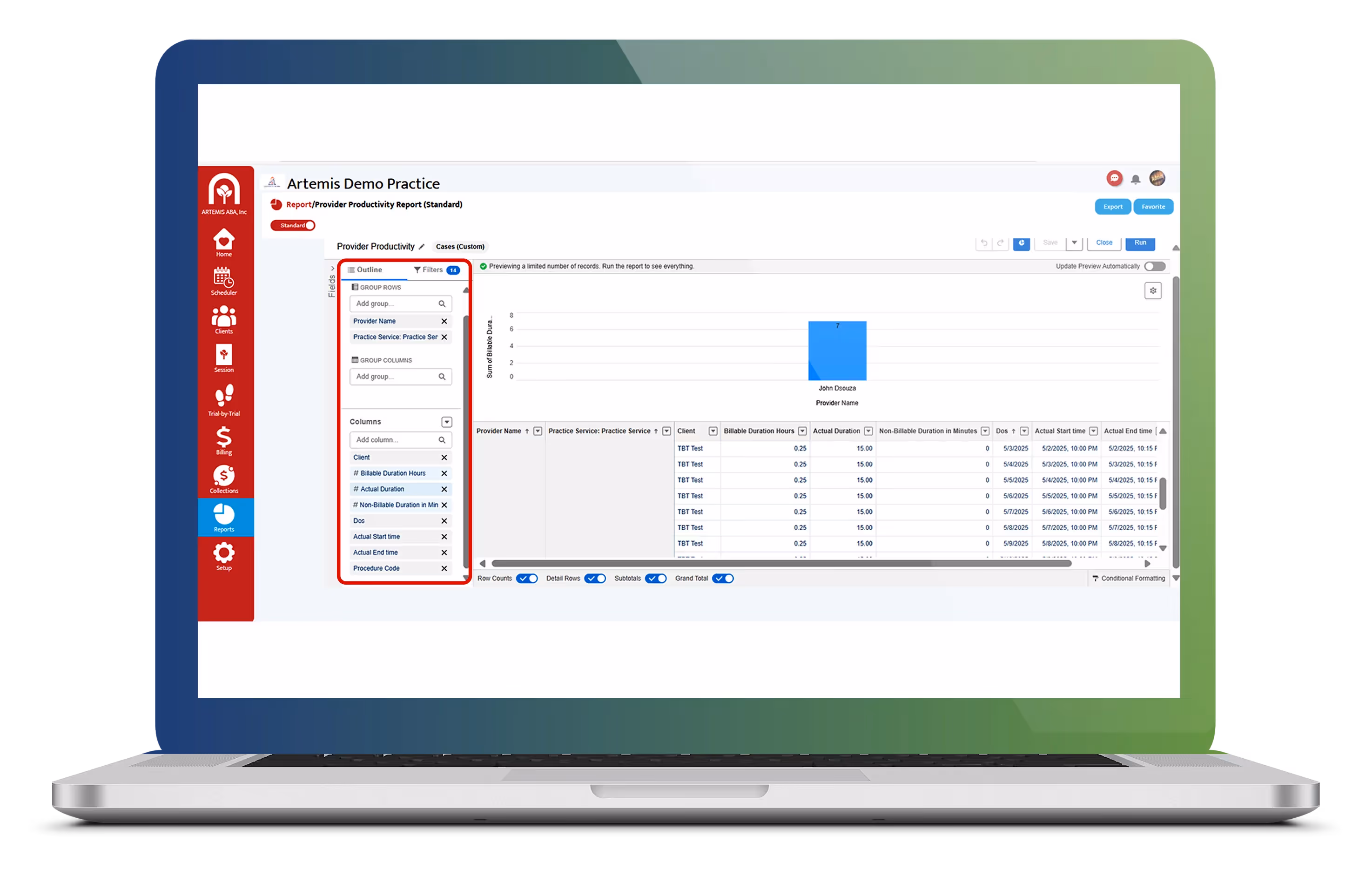 Custom Report Builder