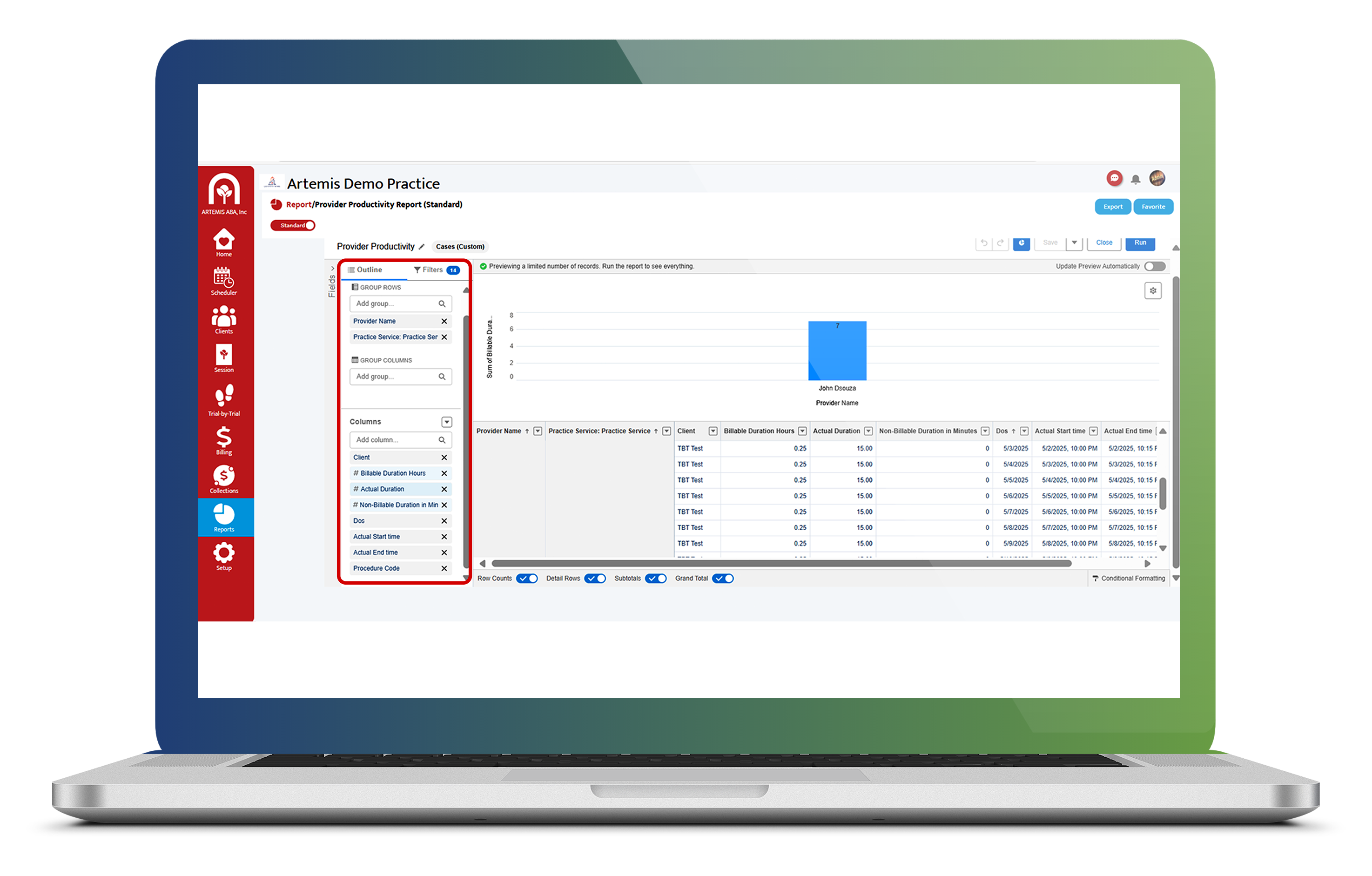 Custom Report Builder