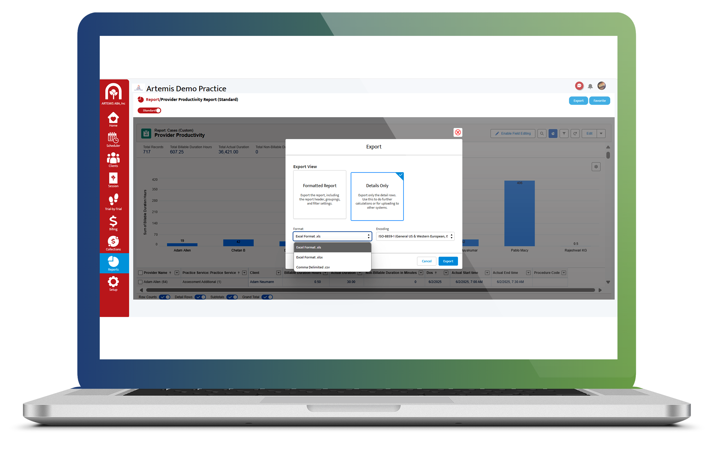 Flexible Export Options