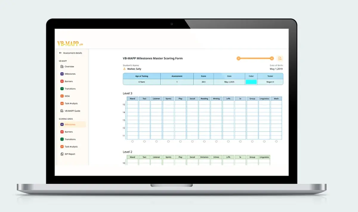 VB-MAPP Full Integration