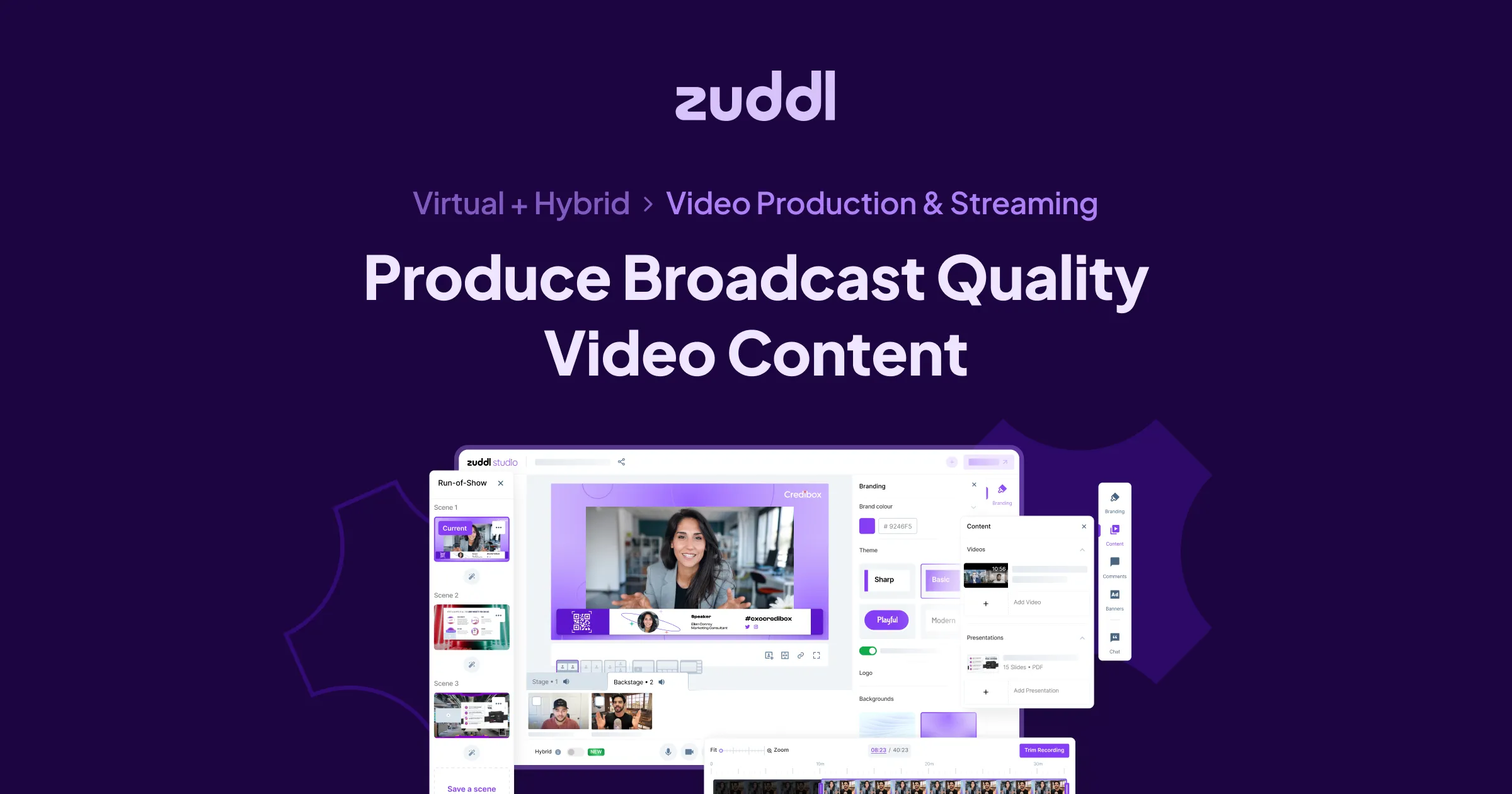 Zuddl Studio screenshot