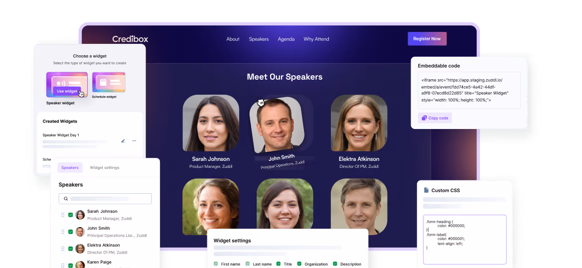 Reuse content with Embeddable Widgets