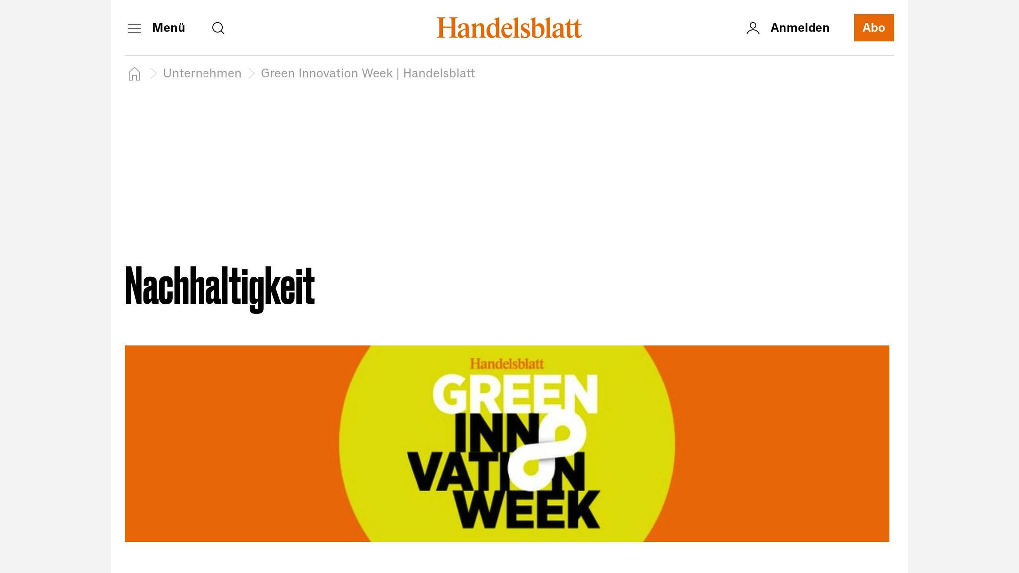 Handelsblatt Green