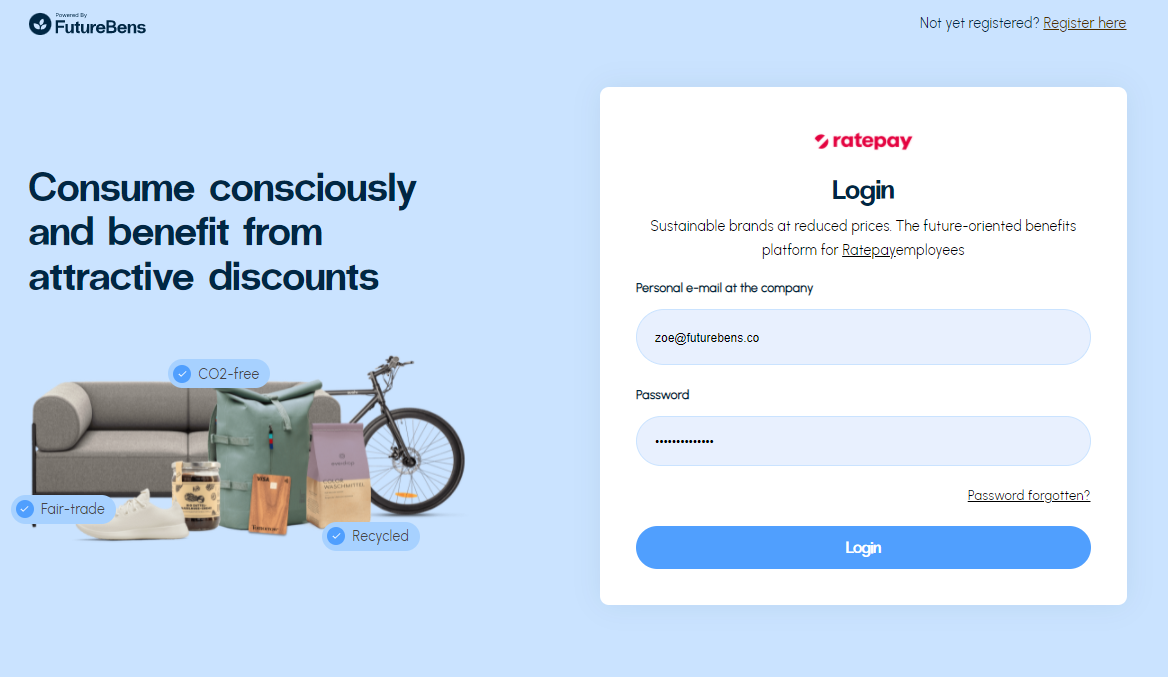 Login - Ratepay