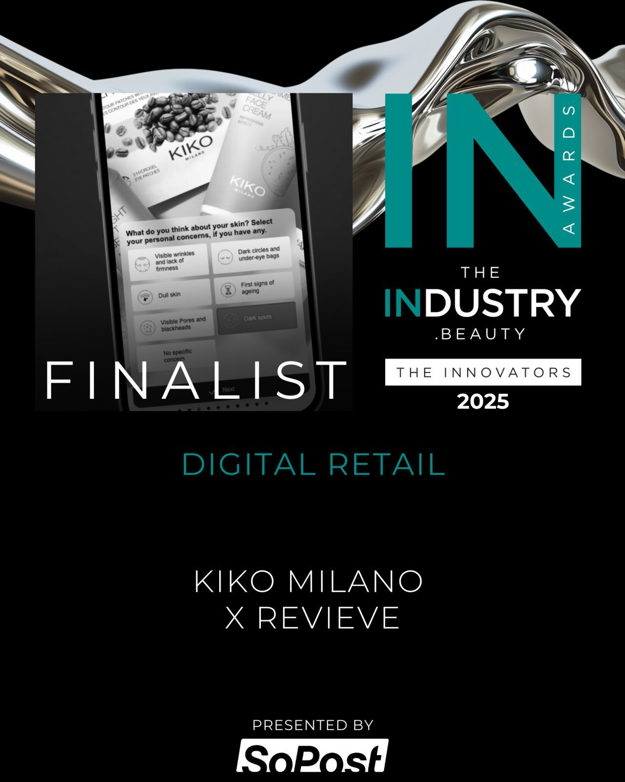 KIKO Milano X Revieve – Finalist in Digital Retail – TheIndustry.beauty Awards 2025