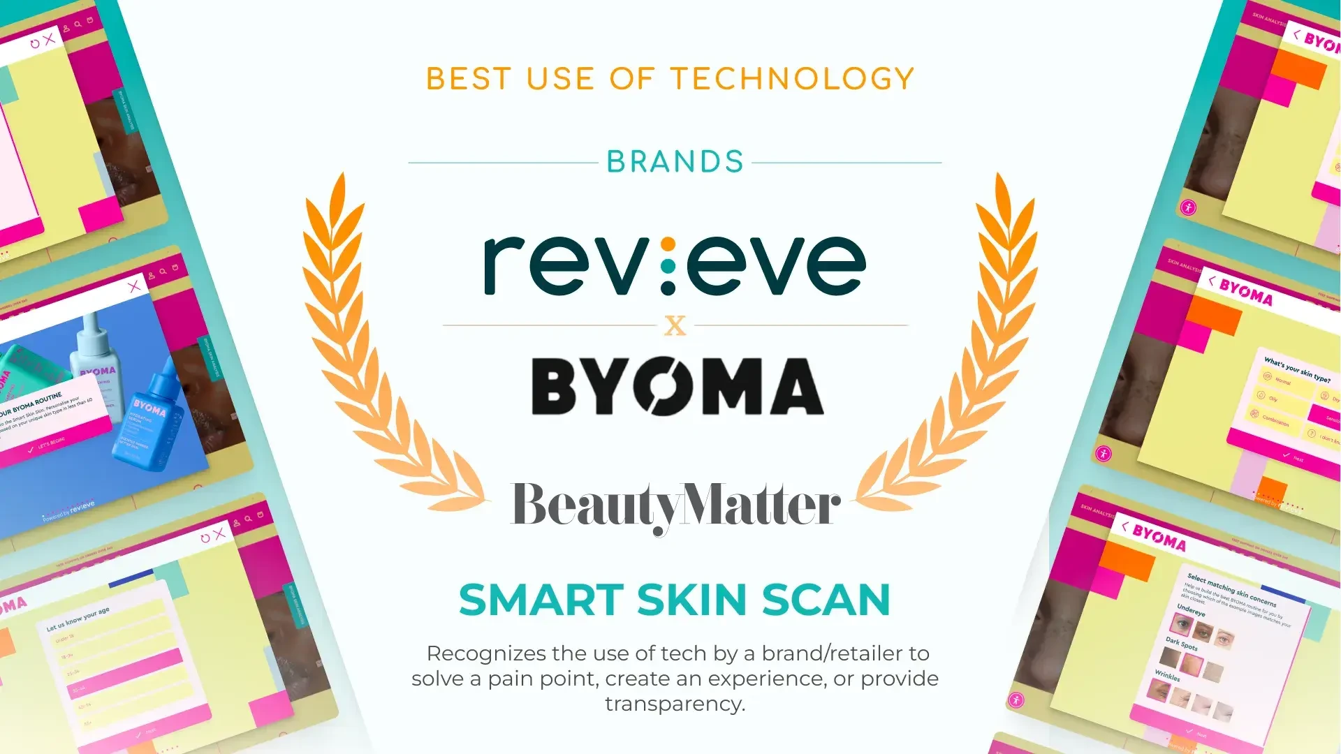BYOMA X Revieve – Smart Skin Scan Finalist | BeautyMatter NEXT Awards 2025