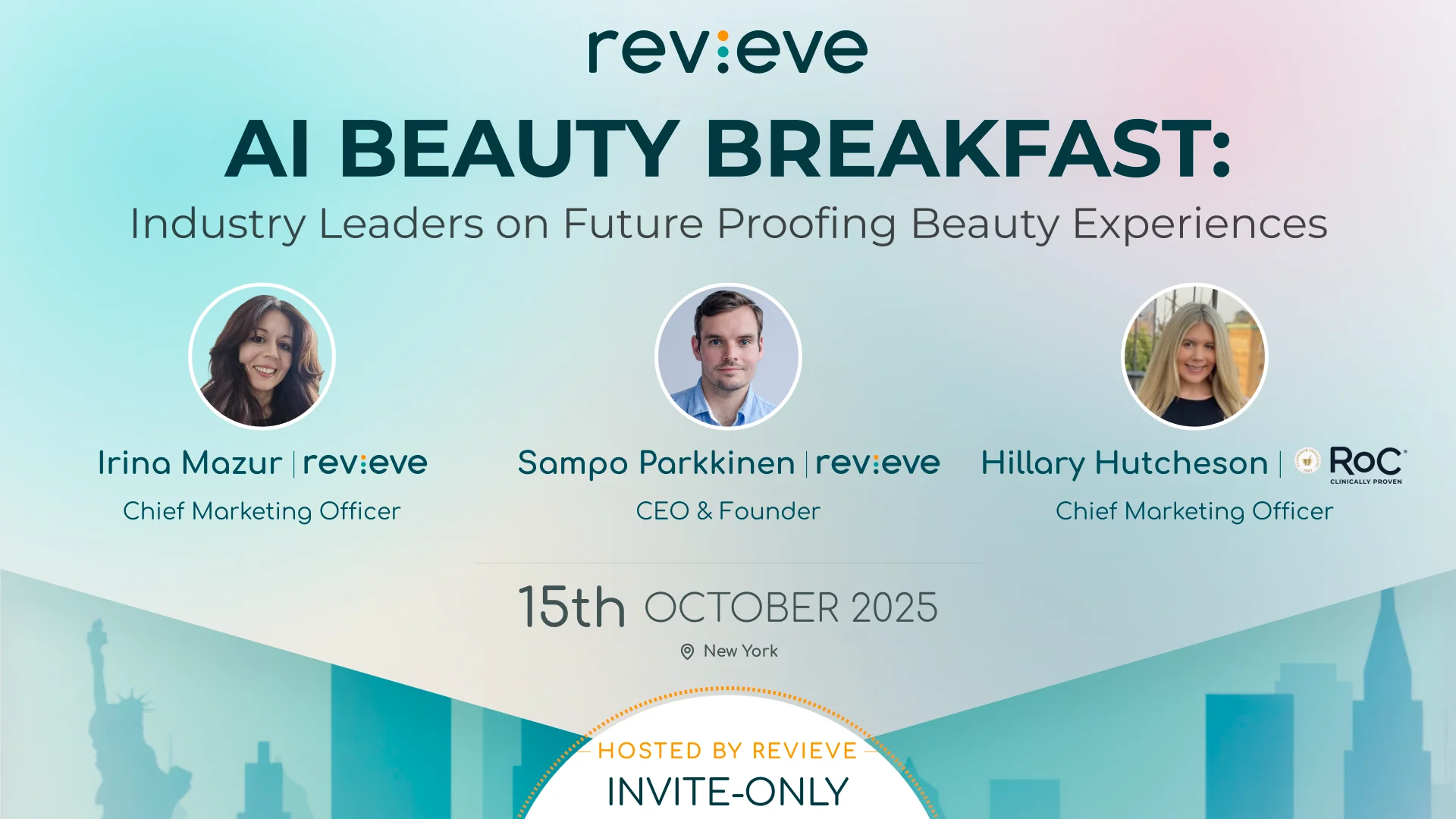 AI Beauty Breakfast: Revieve, RoC Skincare & Industry Leaders on Future-Proofing Beauty Experiences