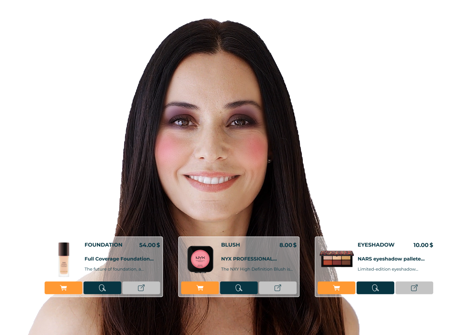 Live AR Virtual Try-On for Makeup, Hair Color & Full Looks