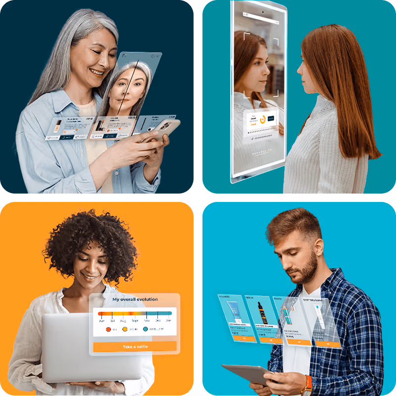 Omnichannel customer journey – AI-driven beauty personalization across online, mobile, in-store, and social commerce, powered by Revieve's Full-Spectrum AI and Live AR Virtual Try-On
