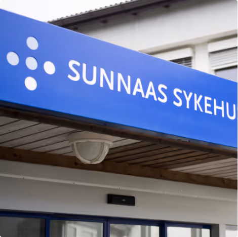 Bilde av skiltet på Sunnaas sykehus
