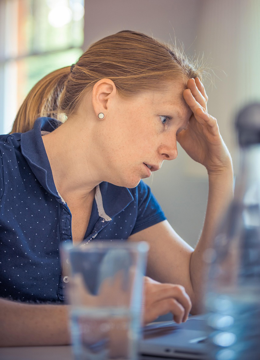 Student frustrated with passive video training