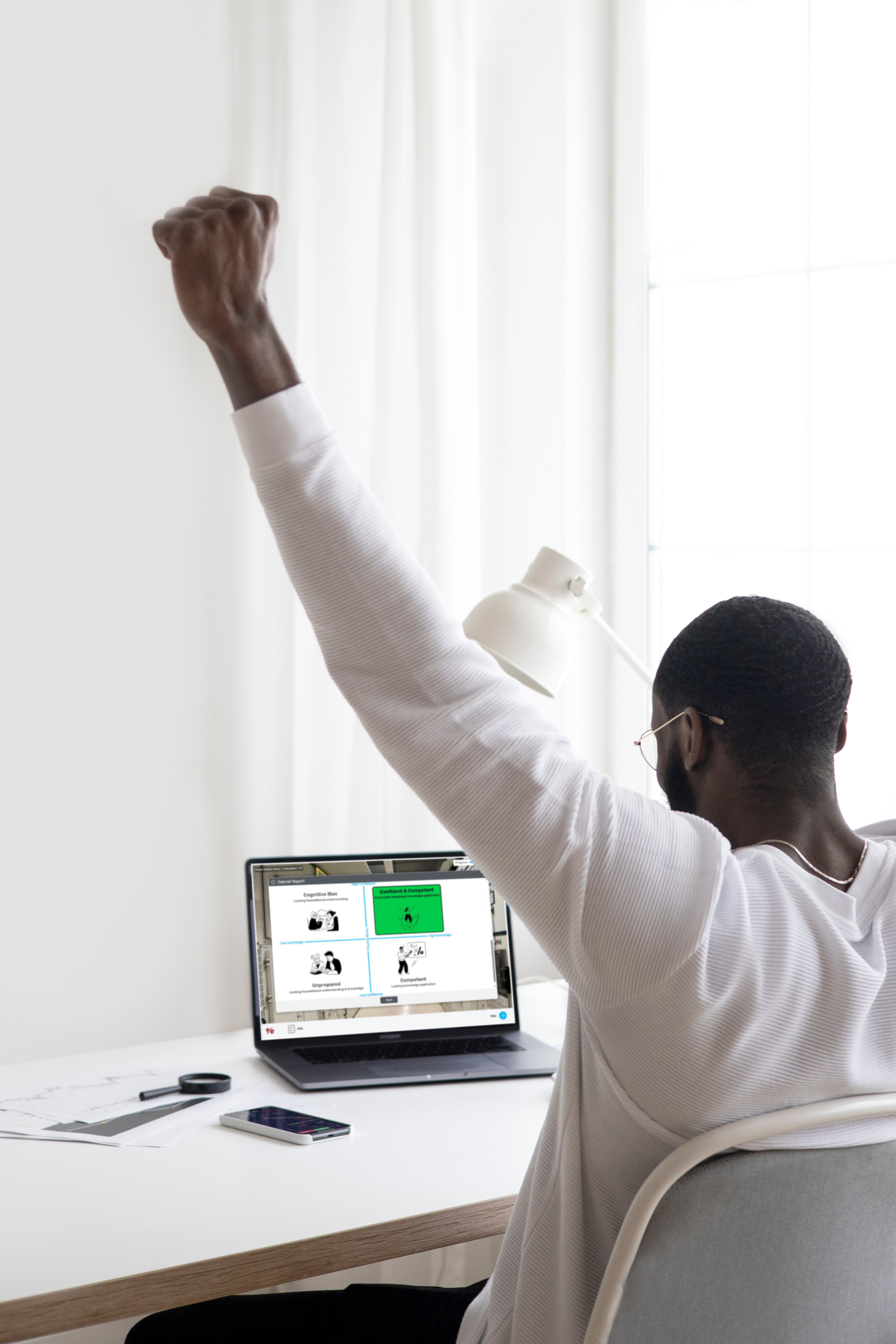 Student applying knowledge