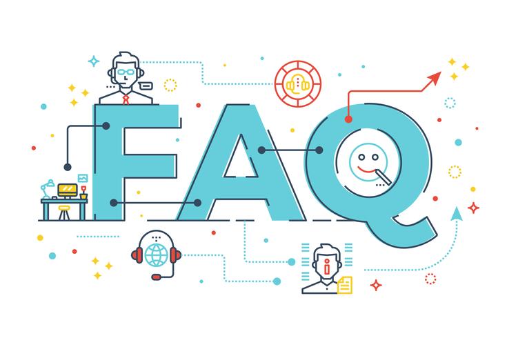 Preguntas frecuentes: Preguntas frecuentes 545084 Vector en Vecteezy