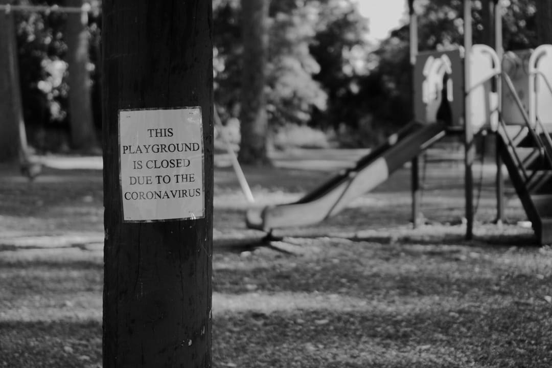 Playground closed due to COVID-19