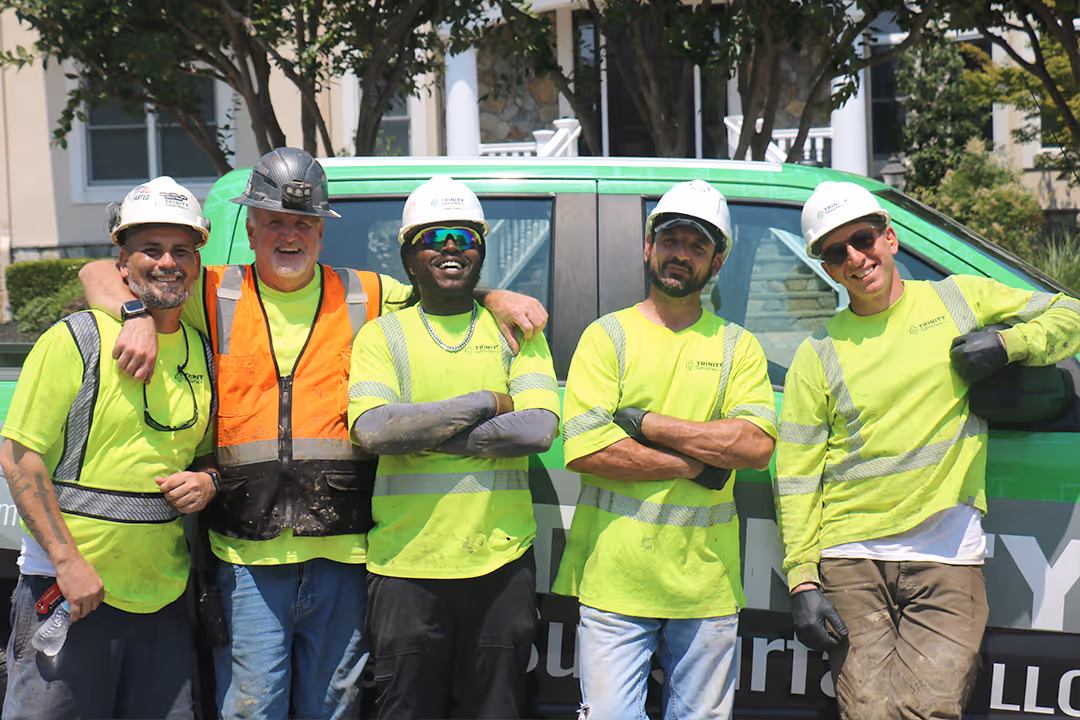 An image of the Trinity Subsurface UV CIPP pipe lining team.