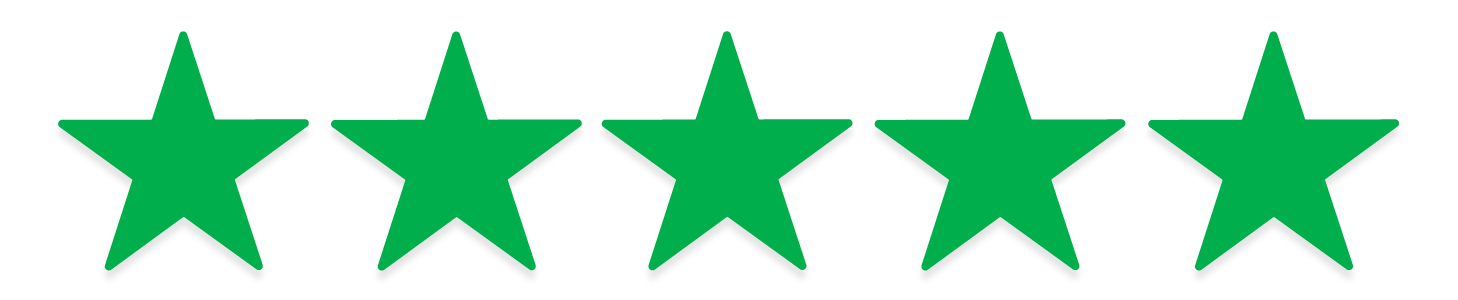 An image for a five star review.