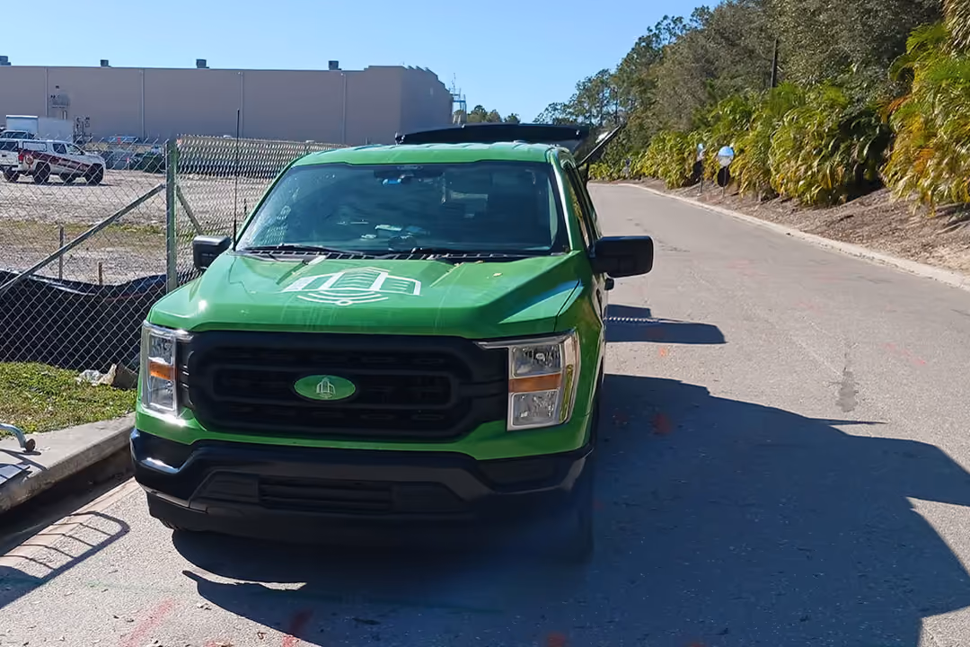 An image of a Trinity Subsurface truck in Florida.
