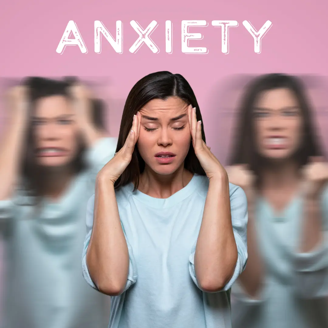 Woman with anxiety