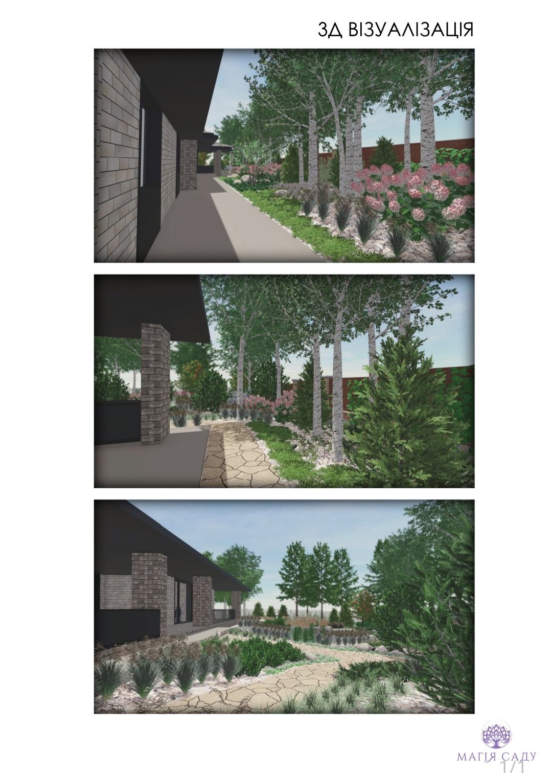 Ландшафтний дизайн саду Київ