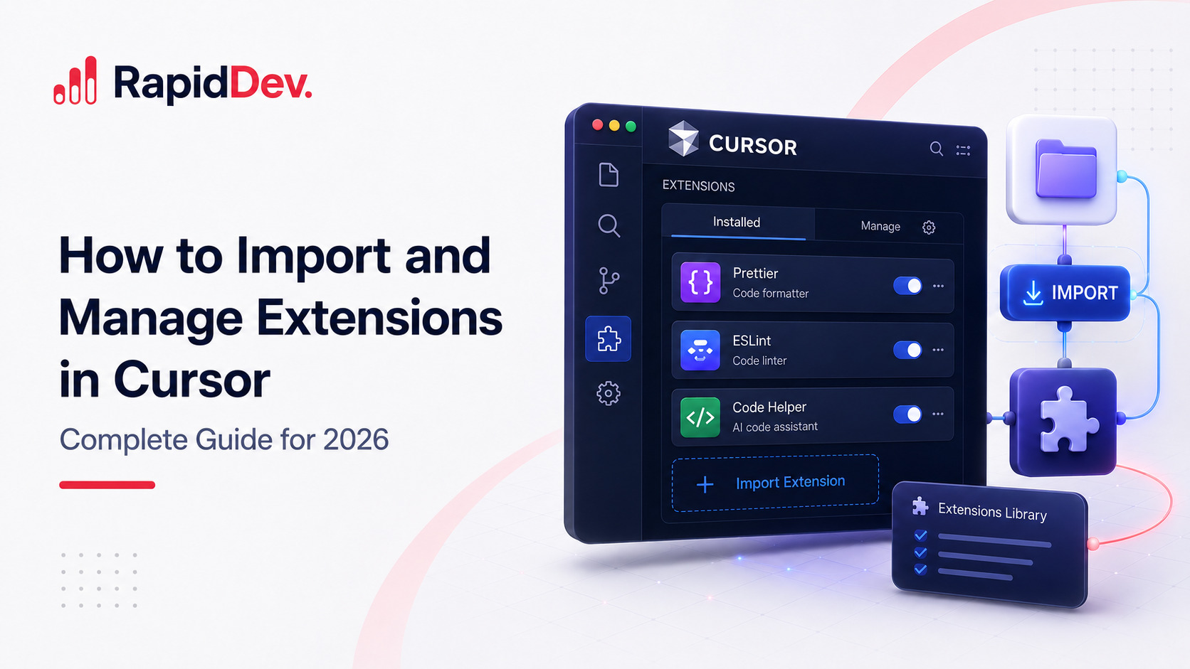 How to Import and Manage Extensions in Cursor: Complete Guide for 2026