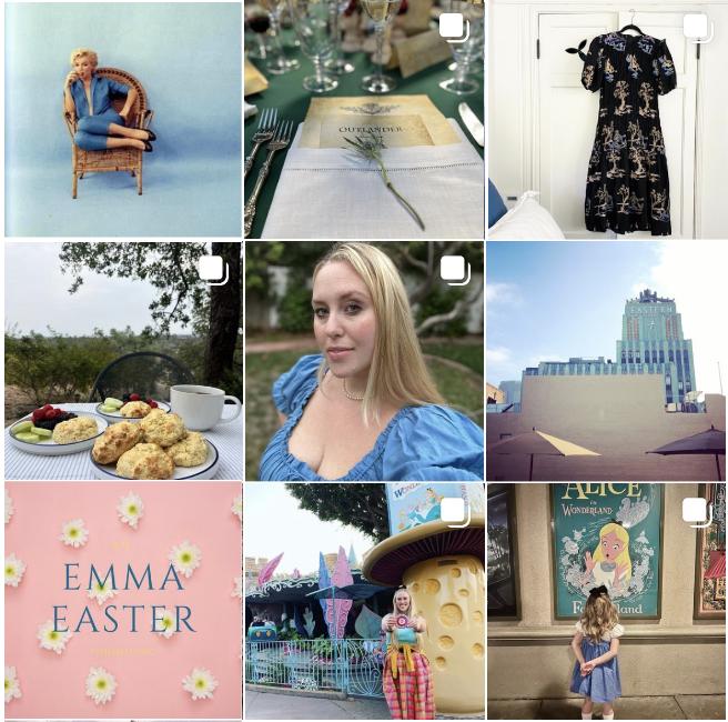 Screenshot of Instagram profile
