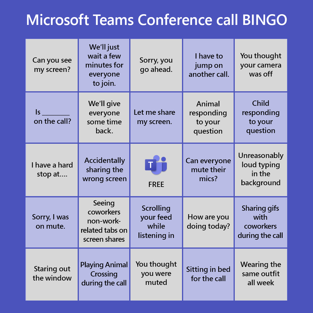 microsoft teams bingo