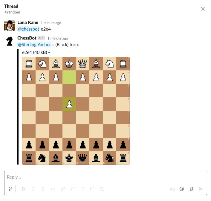 Chess Bot for Slack