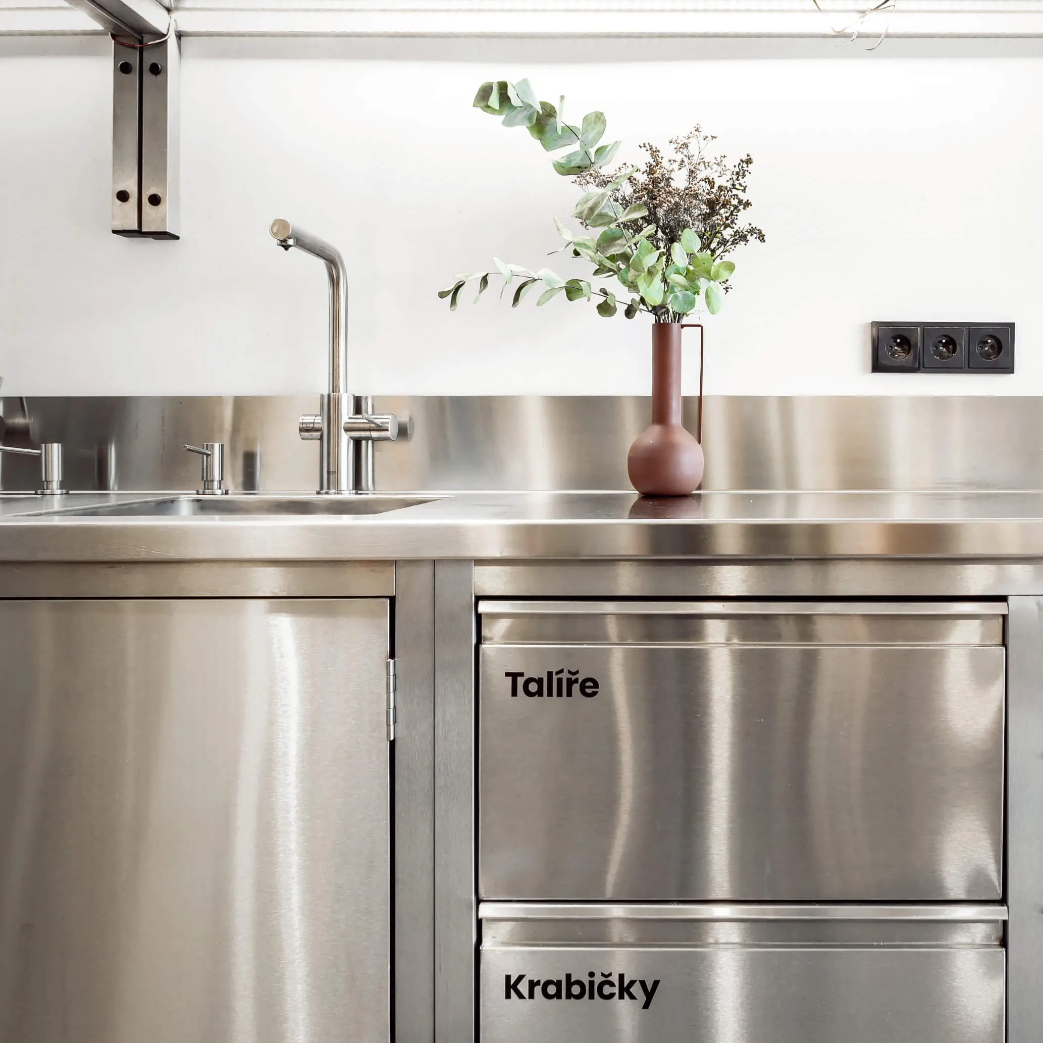 A sample of stickers for the kitchen