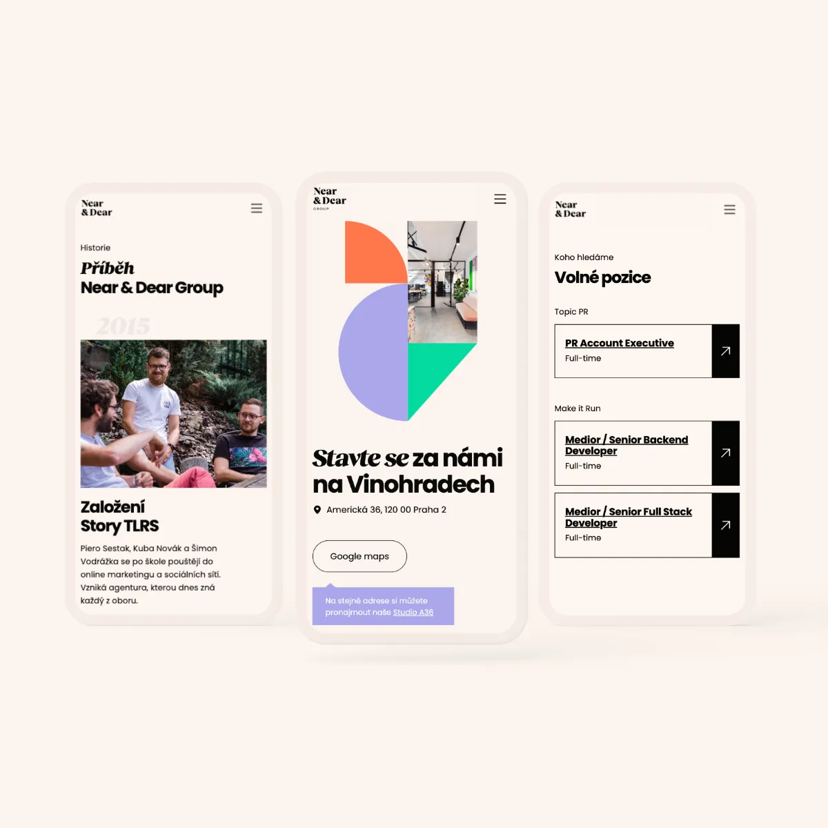 Website on mobile devices
