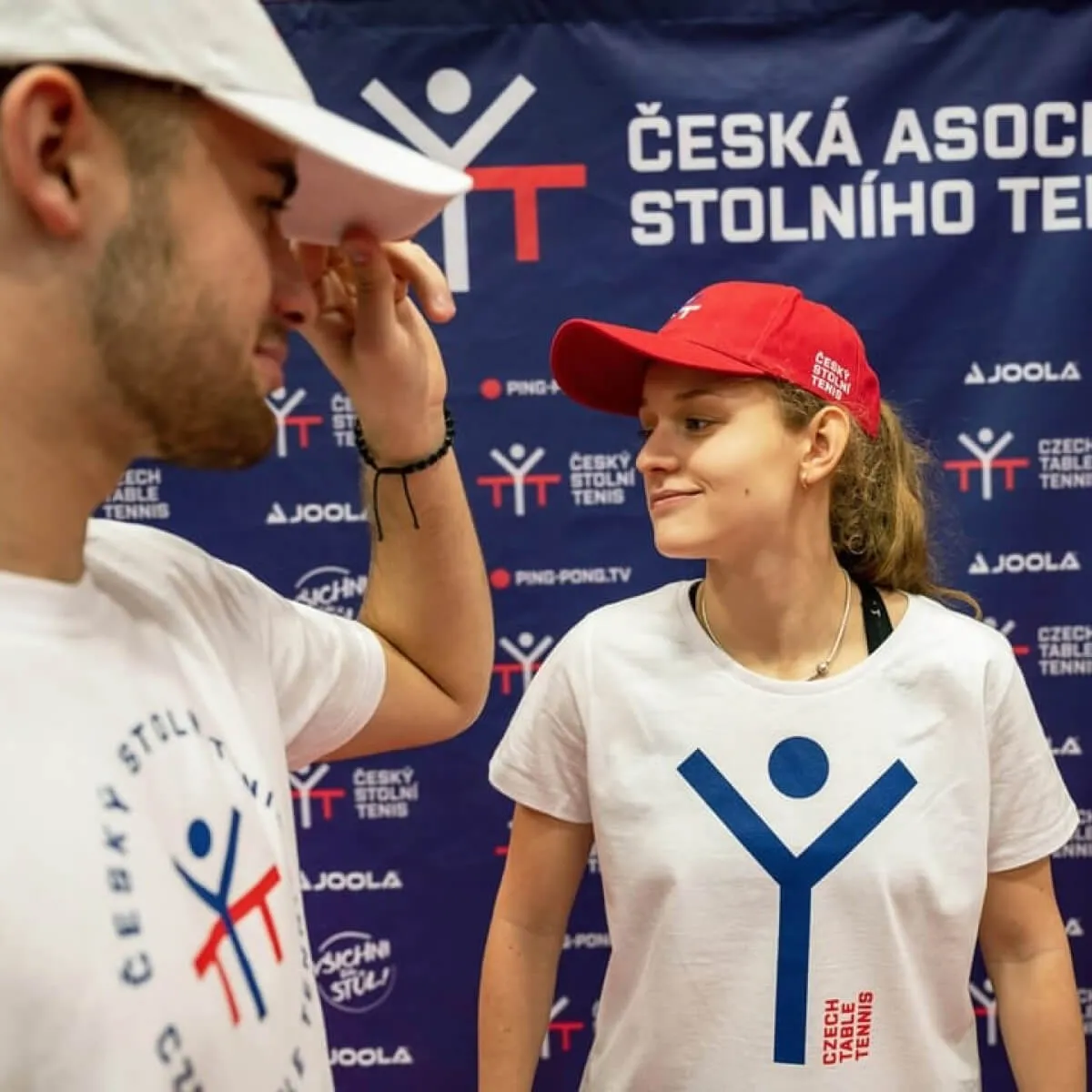 Application of logo on T-shirts, caps and tarp