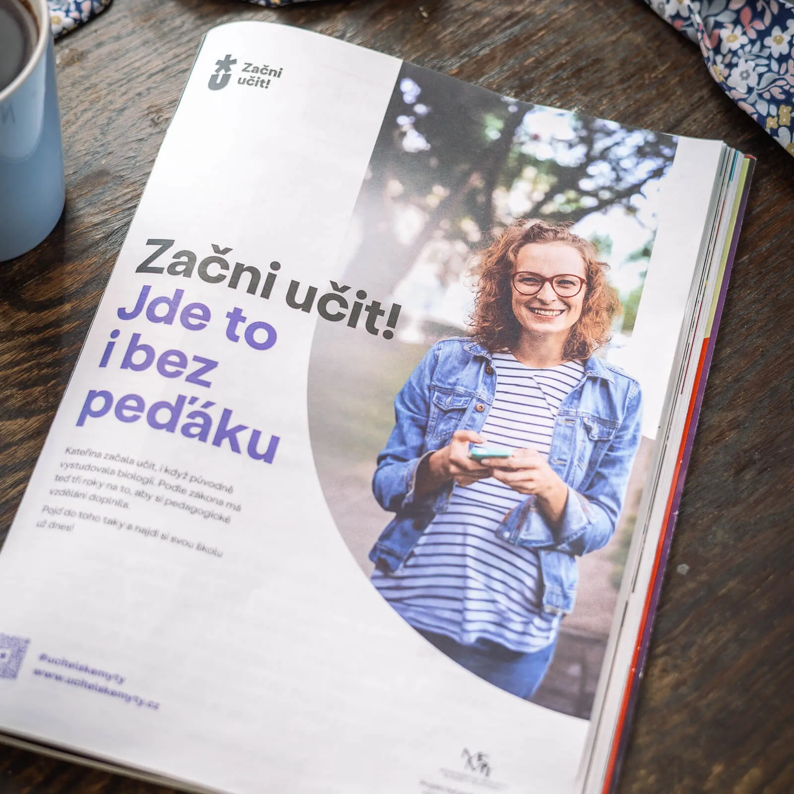 Design reklamy v časopise
