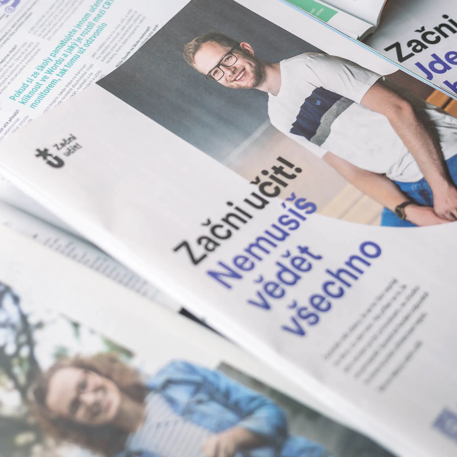 Design reklamy v časopise