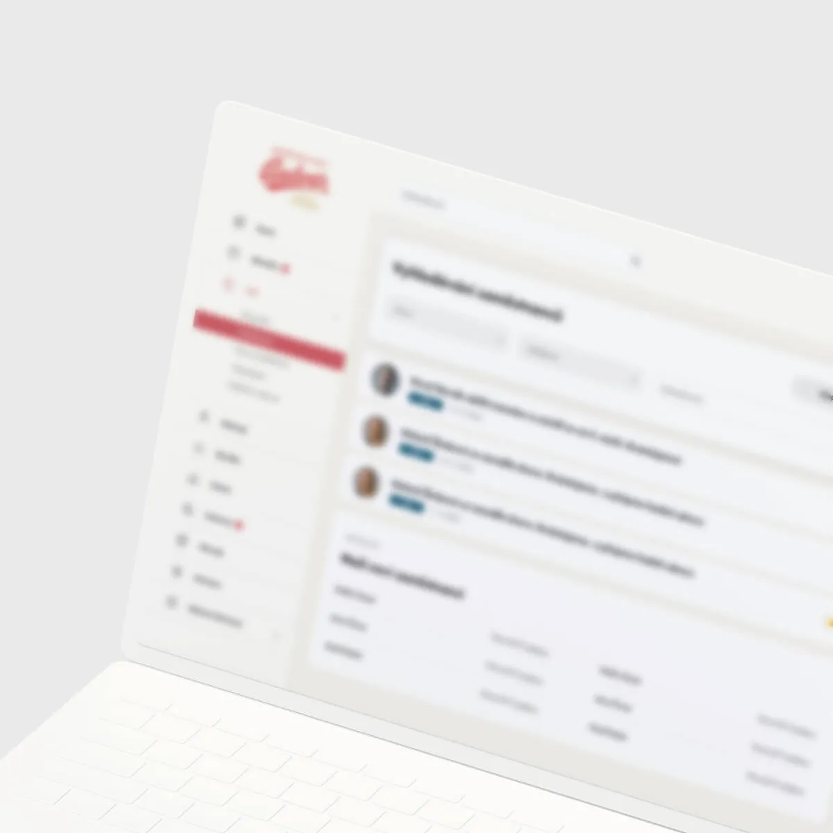 Employee search user interface