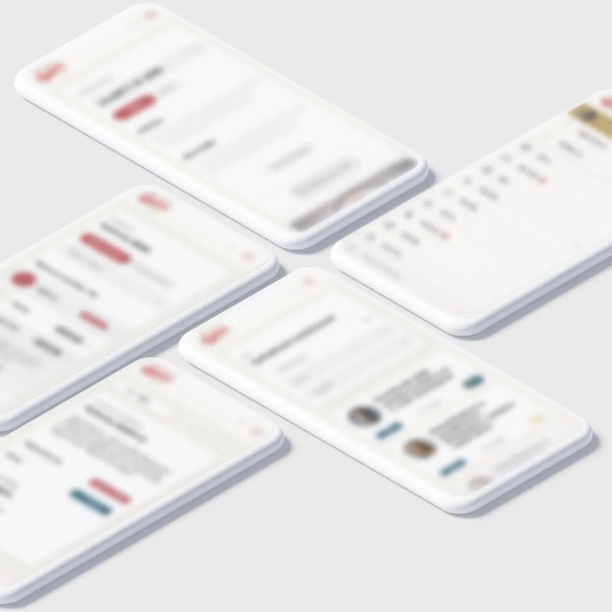 An example of responsive design on mobile devices