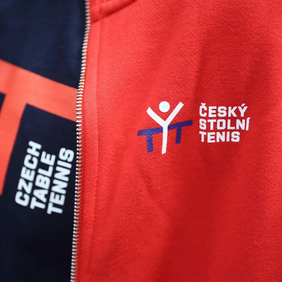 Czech table tennis logo on a jacket