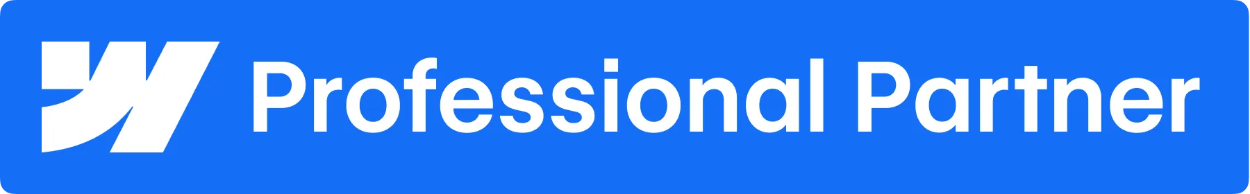 Badge "Professional Webflow Partner"