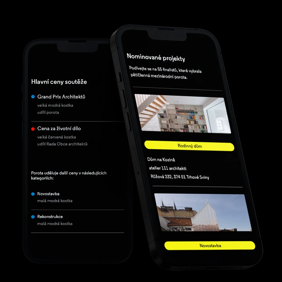 Náhled gpaf.cz webu na mobilním telefonu