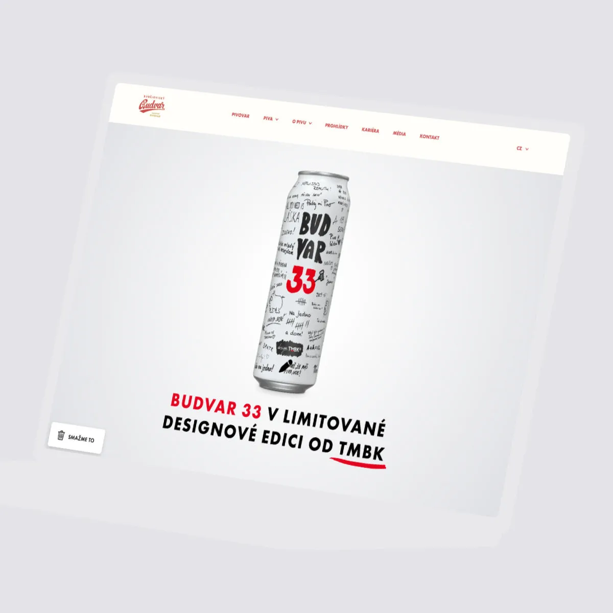 Microsite Budvar 33 & TMBK
