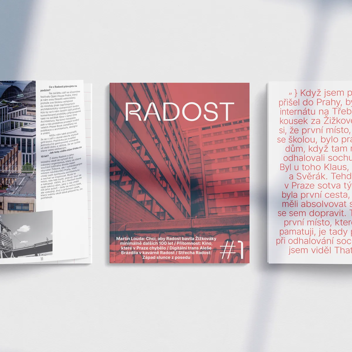 Titulní strana magazínu Domu Radost