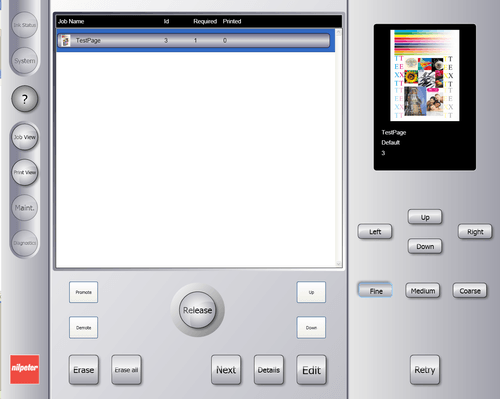 Caslon FA touch screen
