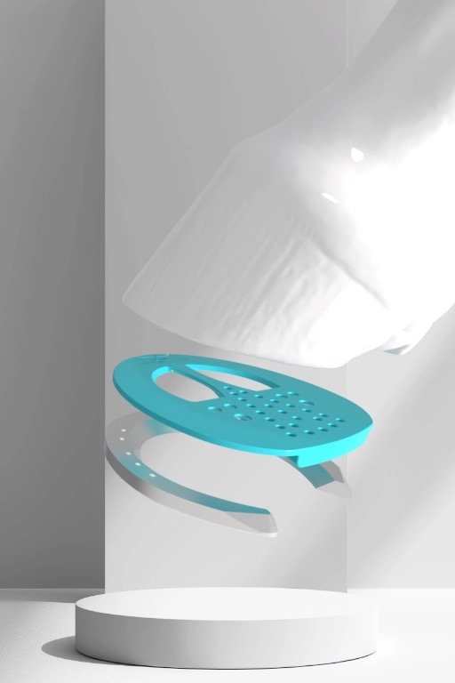 Limited Edition Teal 3D Universal Half Mesh Pad