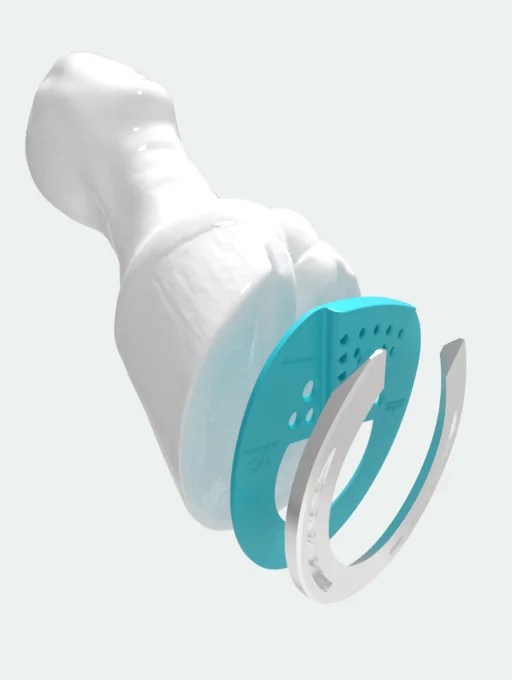 Limited Edition Teal 3D Universal Half Mesh Pad