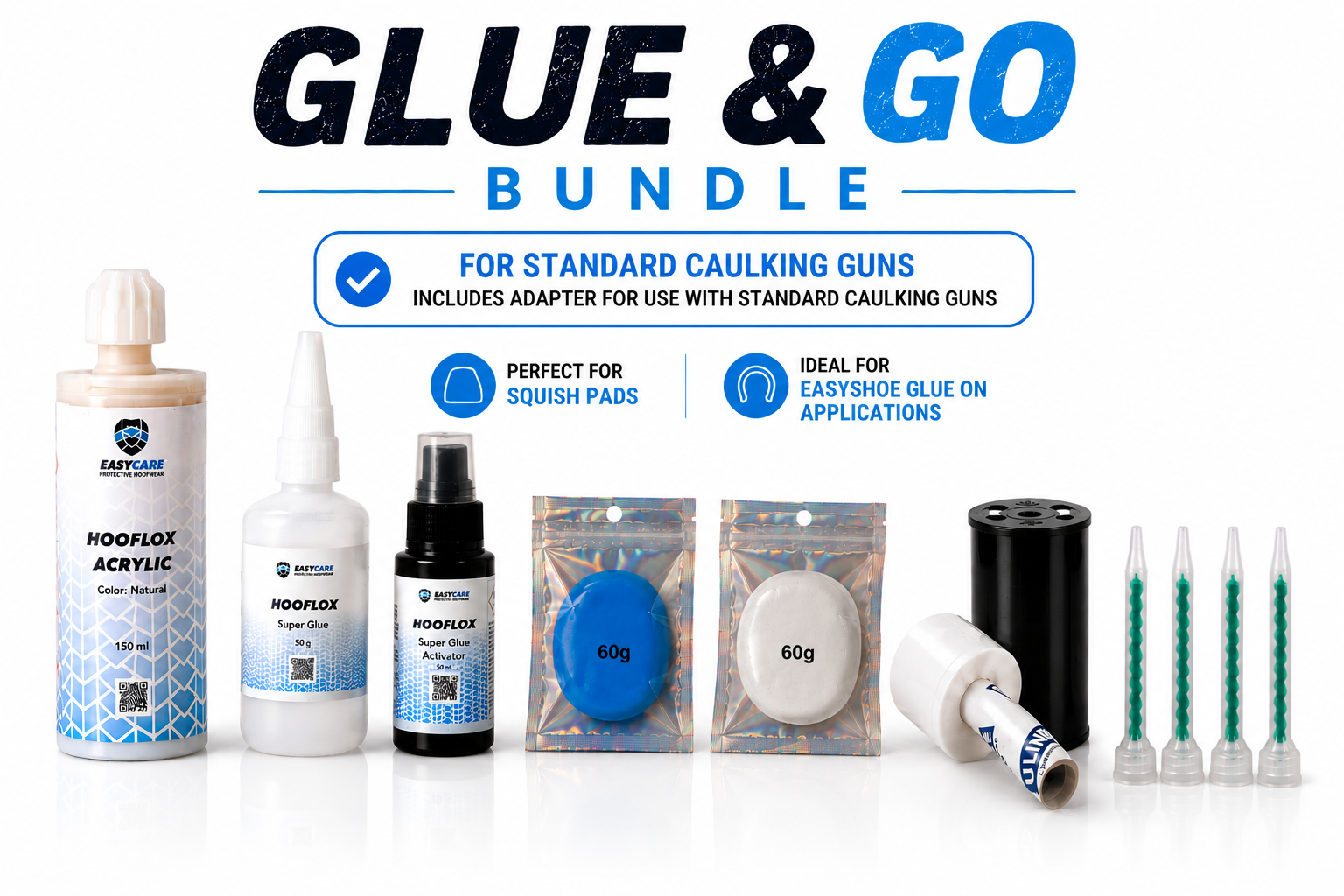 Glue & Go Standard Caulking Gun Bundle