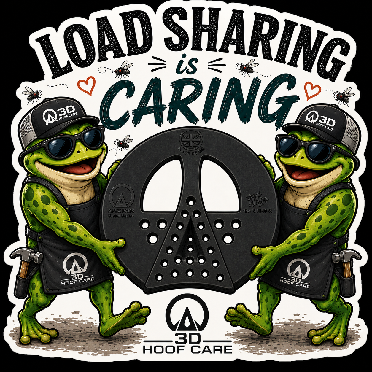 Load Sharing Is Caring Sticker